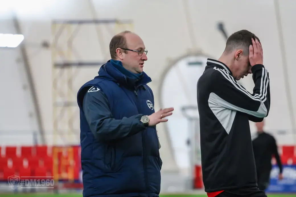 Главный тренер Днепра Евгений Молчан. Могилев. Фото: пресс-служба футбольного клуба