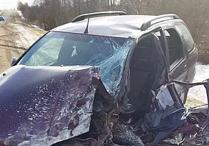 В Кричеве столкнулись легковой автомобиль и «МАЗ». Есть пострадавший