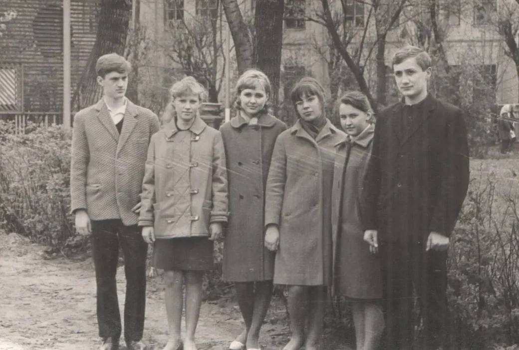 Светлана с друзьями, 1968 год.