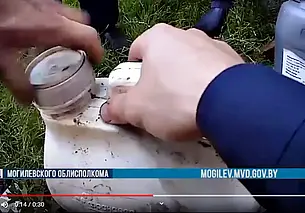 В ходе рейда выявлено более 130 литров окрашенного дизтоплива