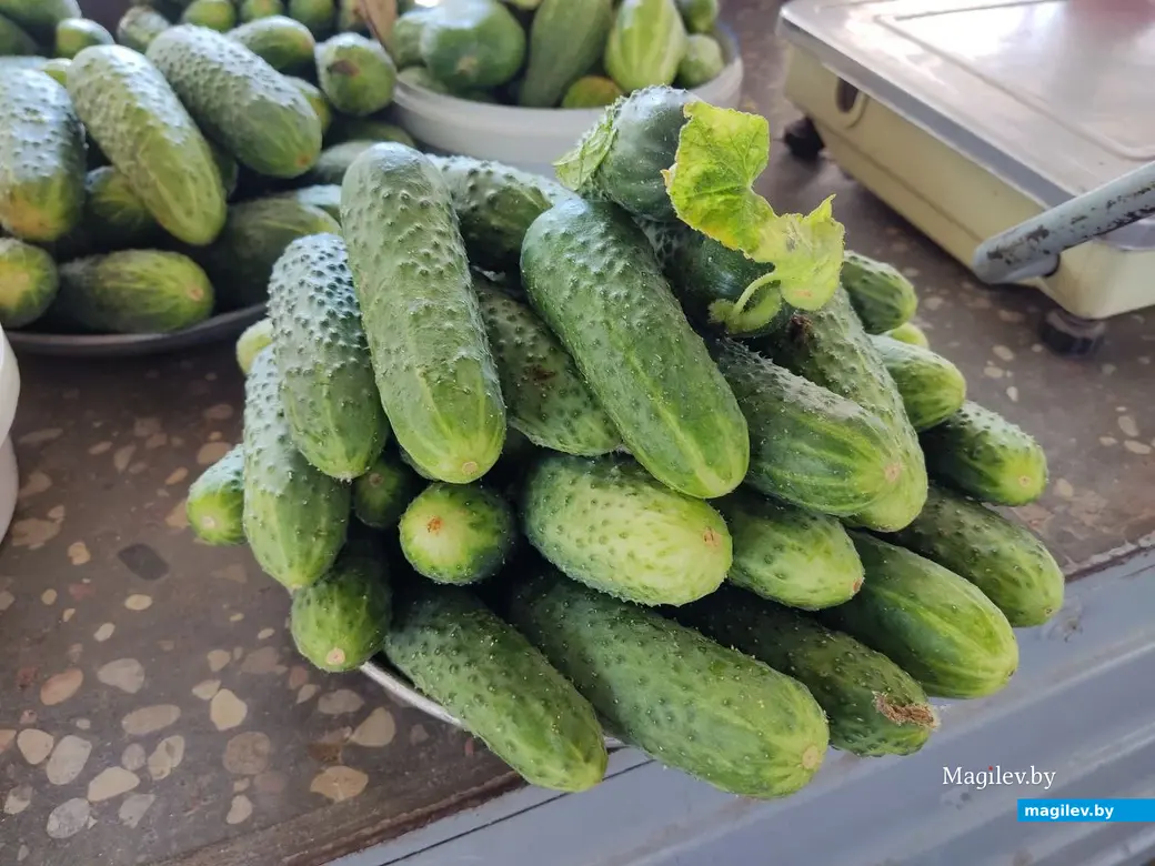 Центральный рынок, Могилёв, 12.08.2022 г. Шкловский продукт. Со знаком качества!