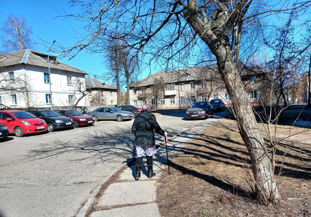 16.03.2022г. Могилев, Рабочий поселок. Старость вроде как не совсем радость