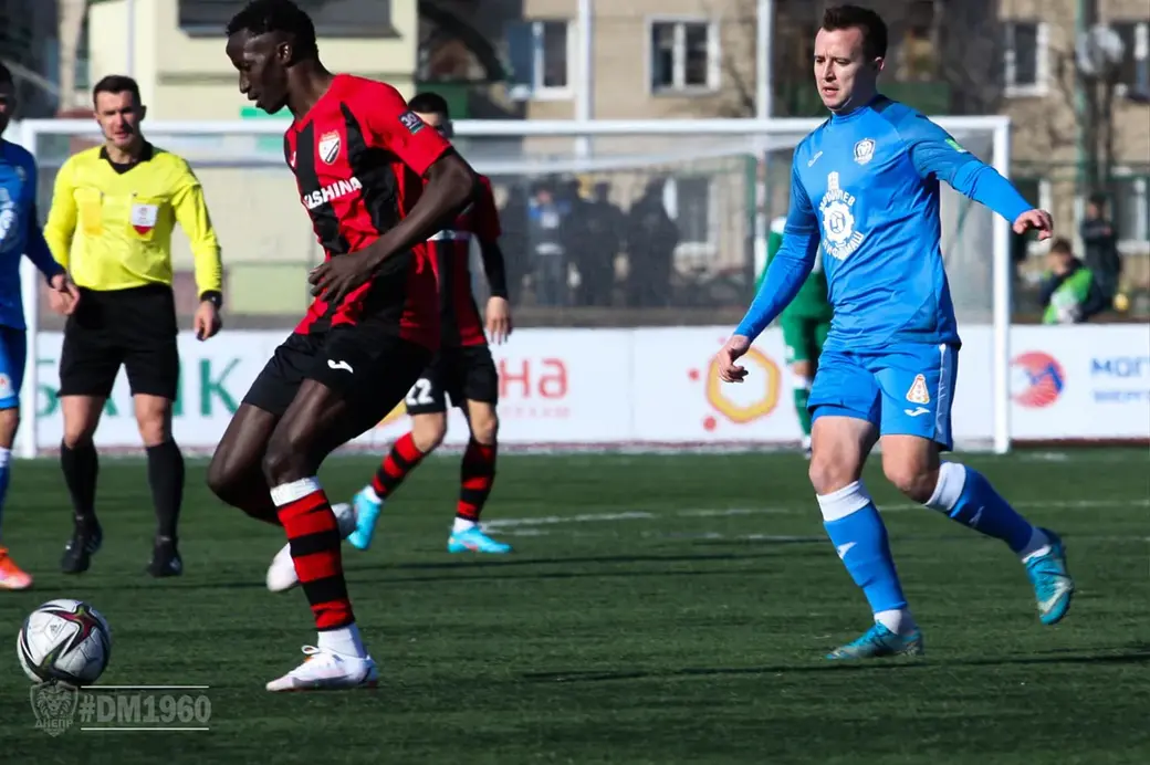 Первый матч Высшей лиги могилевский «Днепр» провел в Бобруйске. 20.03.2022