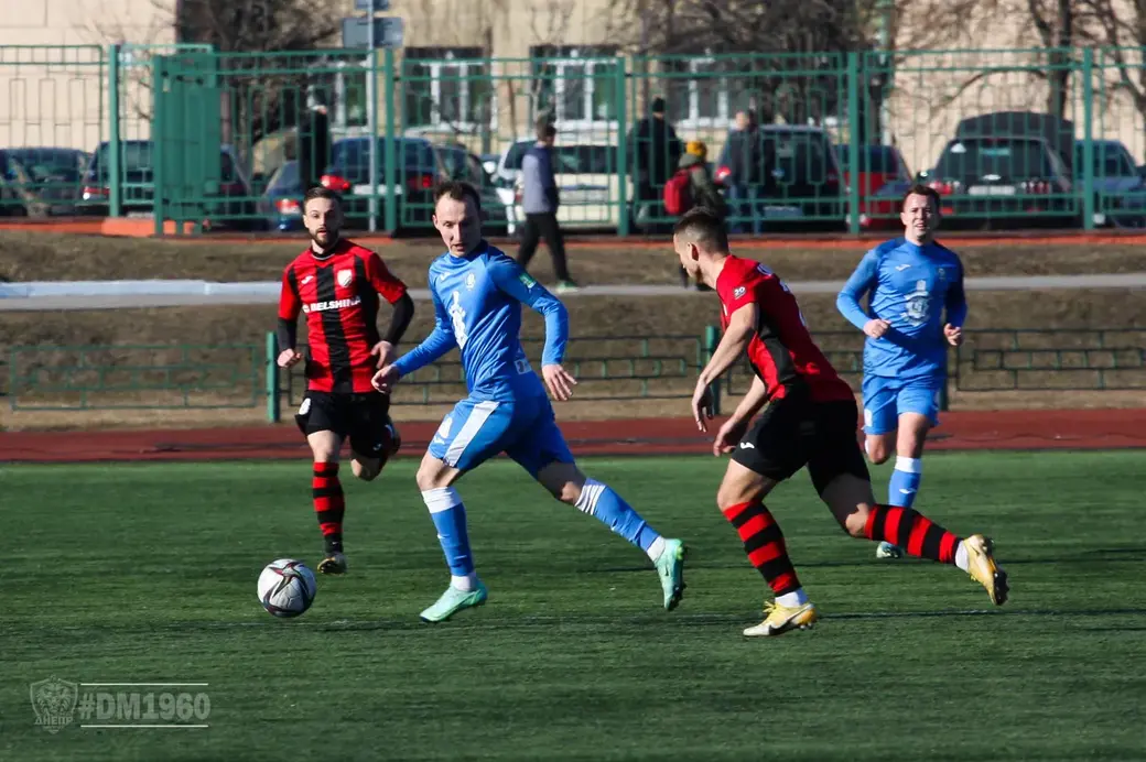 Первый матч Высшей лиги могилевский «Днепр» провел в Бобруйске. 20.03.2022