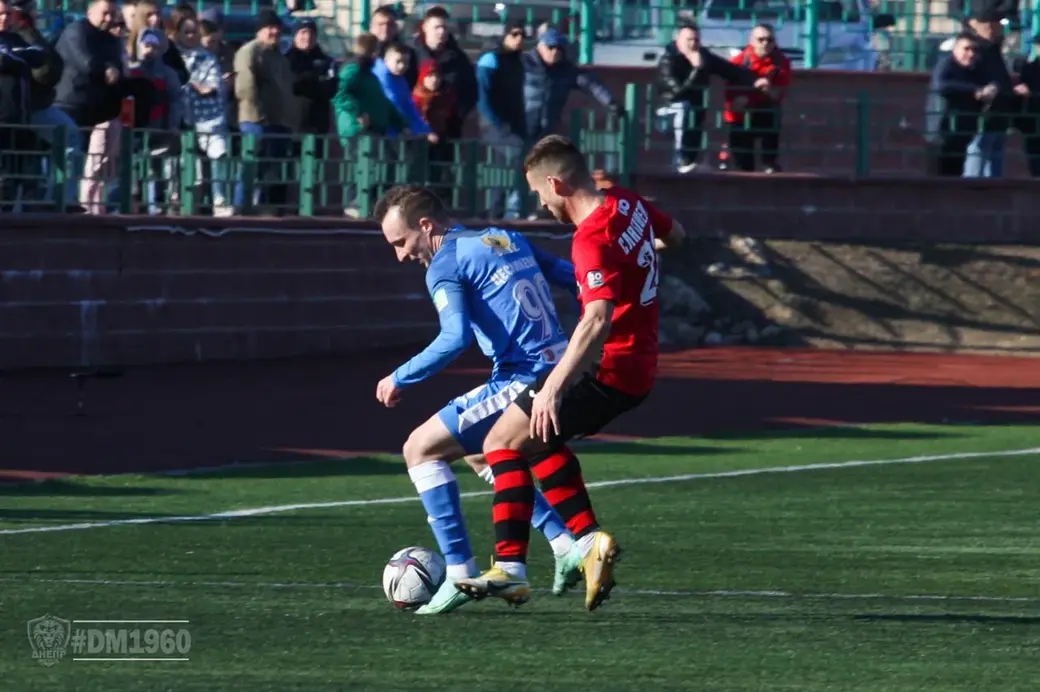 Первый матч Высшей лиги могилевский «Днепр» провел в Бобруйске. 20.03.2022