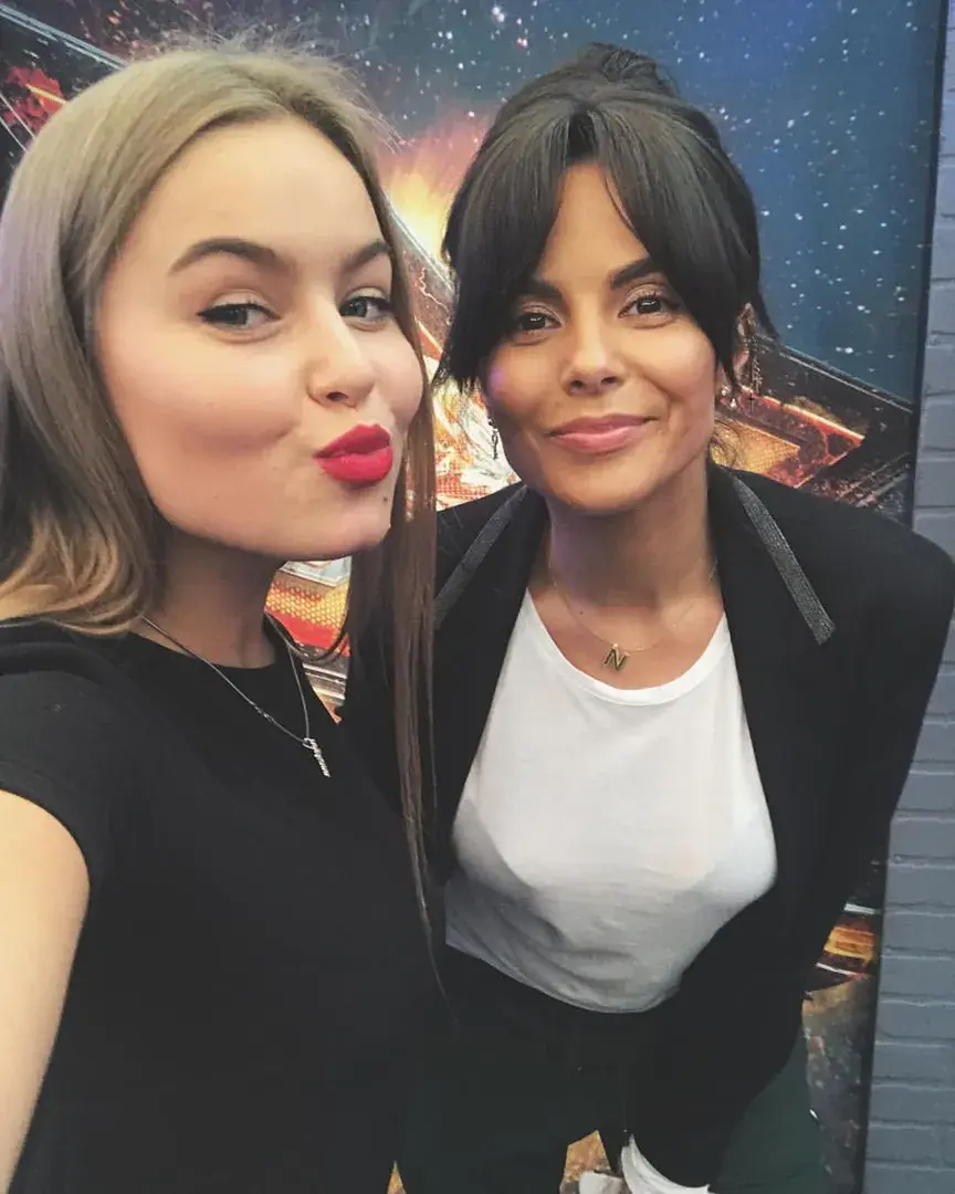 С Настей Каменских. Фото: instagram.com/keksiann/