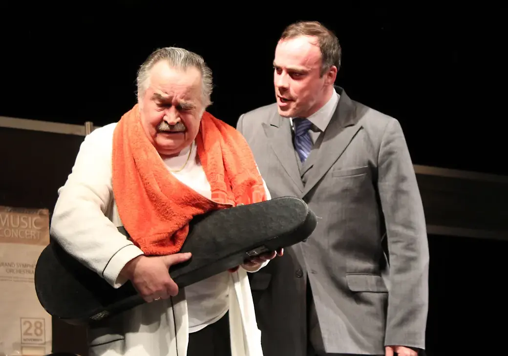 21.03.2022 год. Открытие Международного молодежного театрального форума «M@rt-контакт». Спектакль «Фальшивая нота» минского Театра-студии киноактера.