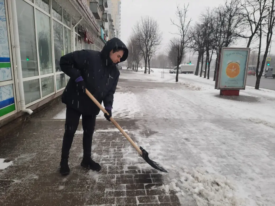 24.03.2022 г. В Могилев пришла «зима»