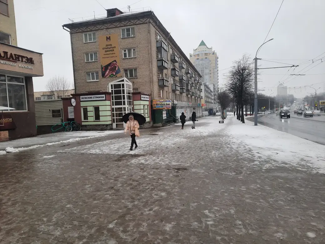 24.03.2022 г. В Могилев пришла «зима»