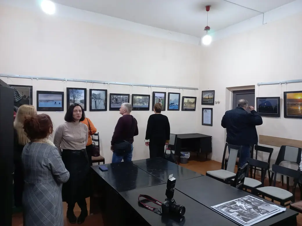24.03.2022 г. Могилев. Открытие фотовыставки Ирины Калдаевой «Калейдоскоп воспоминаний».
