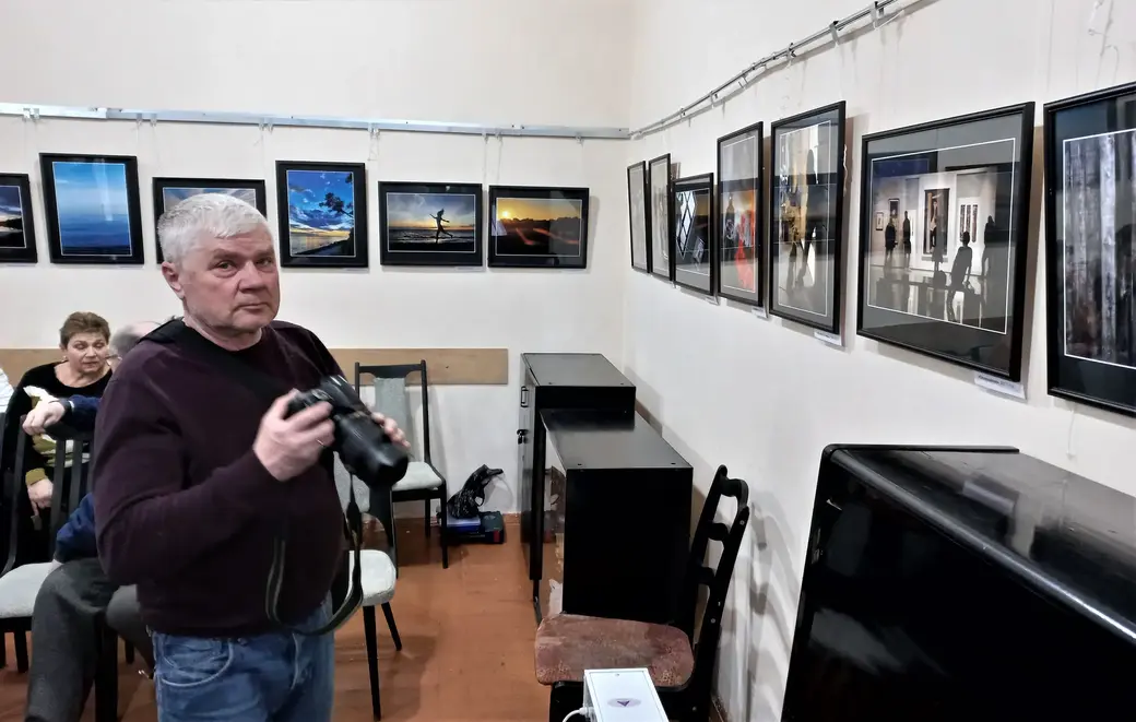 24.03.2022 г. Могилев. Открытие фотовыставки Ирины Калдаевой «Калейдоскоп воспоминаний».