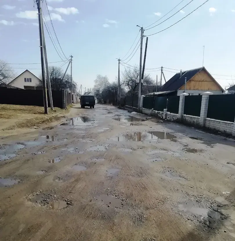 Могилев. Гребенево. Состояние дорог. 25.03.2022