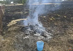 Наводила порядок на подворье – едва не сожгла дома соседей