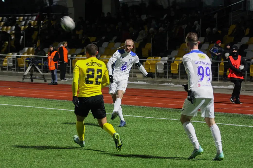 Солигорский «Шахтер» у себя дома разгромил могилевский «Днепр». Фото: пресс-служба ФК Днепр. 03.04.2022