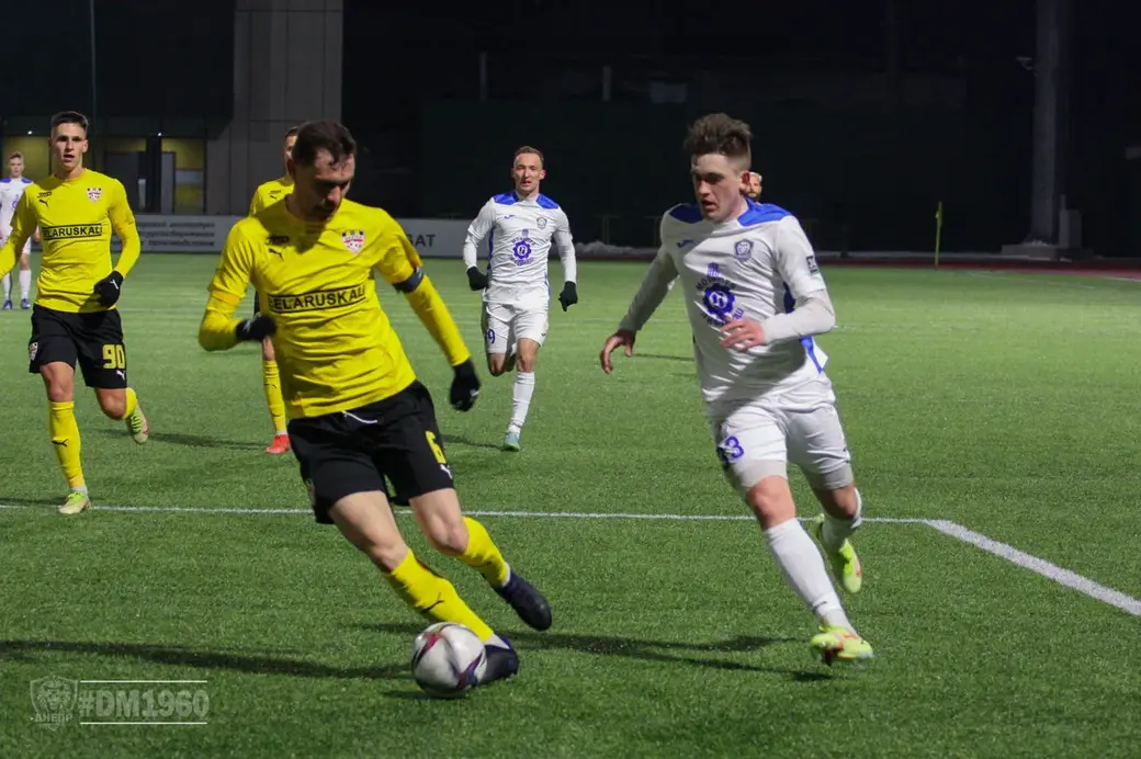 Солигорский «Шахтер» у себя дома разгромил могилевский «Днепр». Фото: пресс-служба ФК Днепр. 03.04.2022