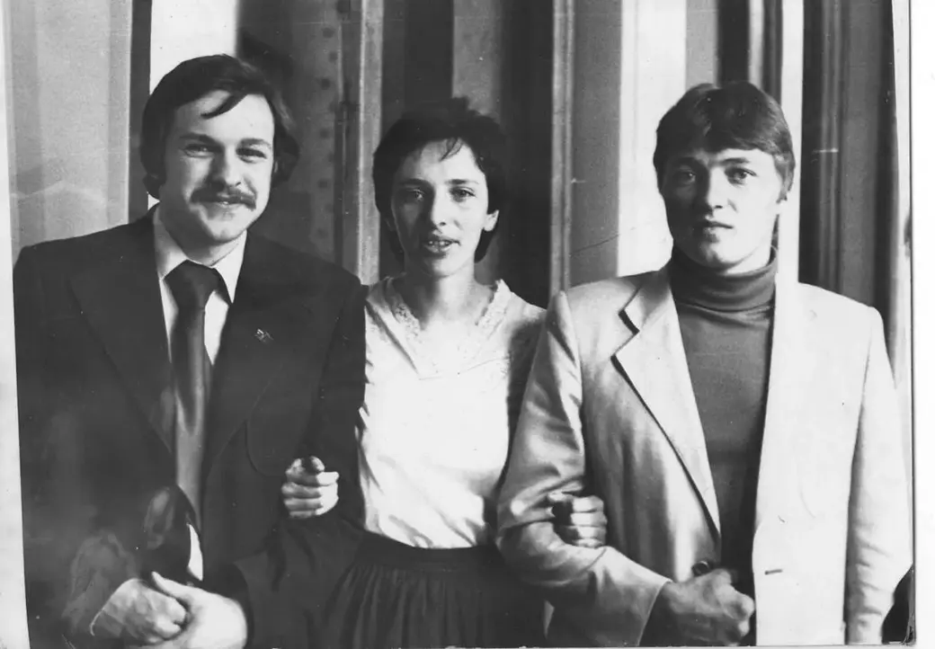 Сяргей Украінка (з правага боку). Фота з архіва героя матэрыяла