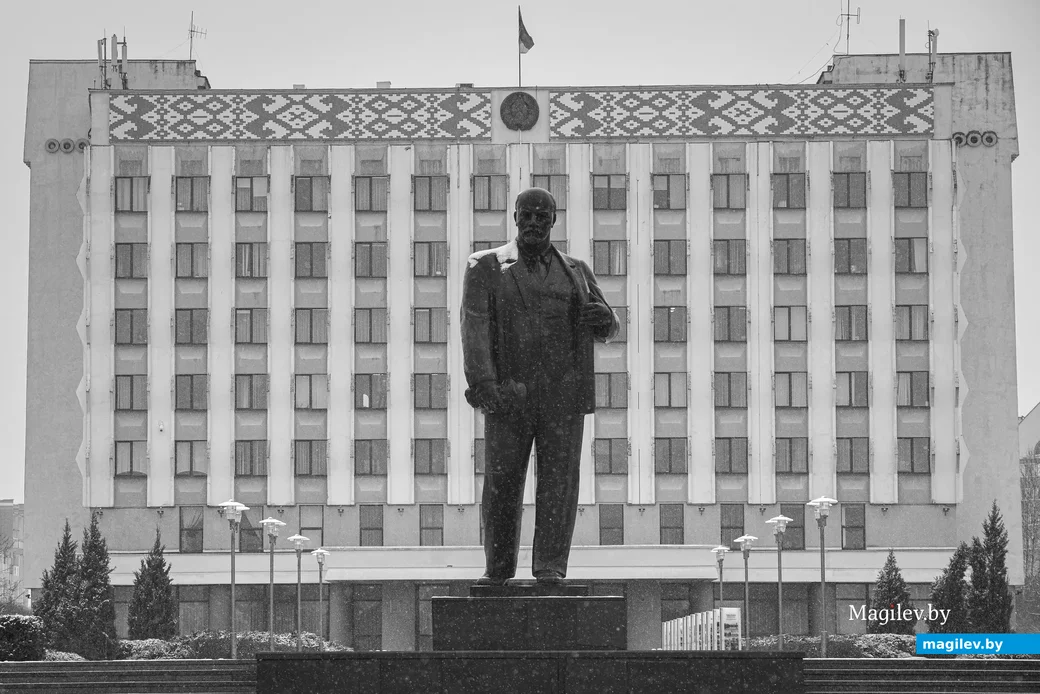 06.04.2022. Бобруйск. Снегопад 6 апреля 2022 года