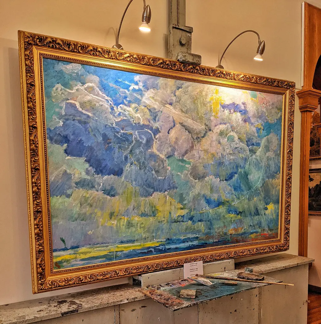 Самая последняя работа художника осталась недописанной – ее передали музею родные.