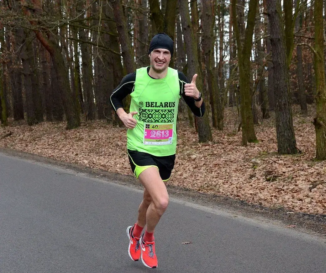 Юрась Каласоўскі. Куды бяжыць настаўнік беларускай мовы? Фота з архіву героя матэрыяла