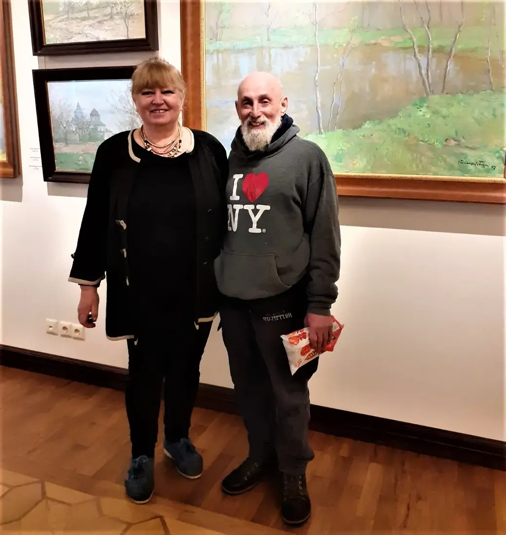 Вера Юркова и Борис Борщ. Могилев, январь 2022 года.
