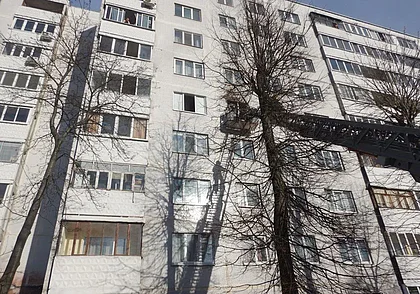 В Могилеве по переулку Гоголя горела квартира. Никто не пострадал.