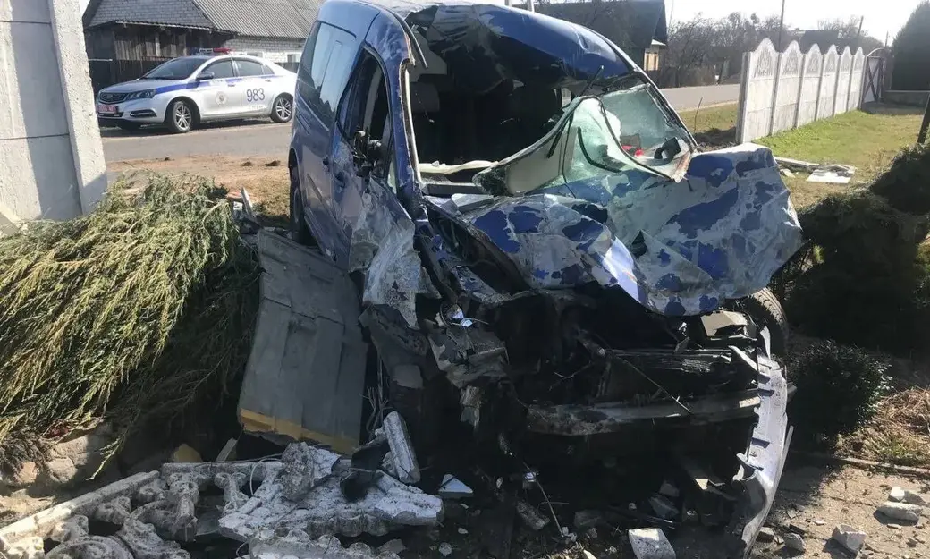 14.04.2022 г. ДТП в деревне Зборск Осиповичского района