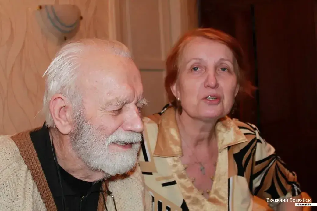 Николай Яковлевич с дочкой Натальей. Минск, 2014 год