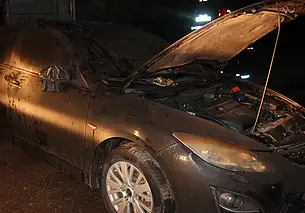 17 апреля в Могилеве на улице Весенней горел гараж