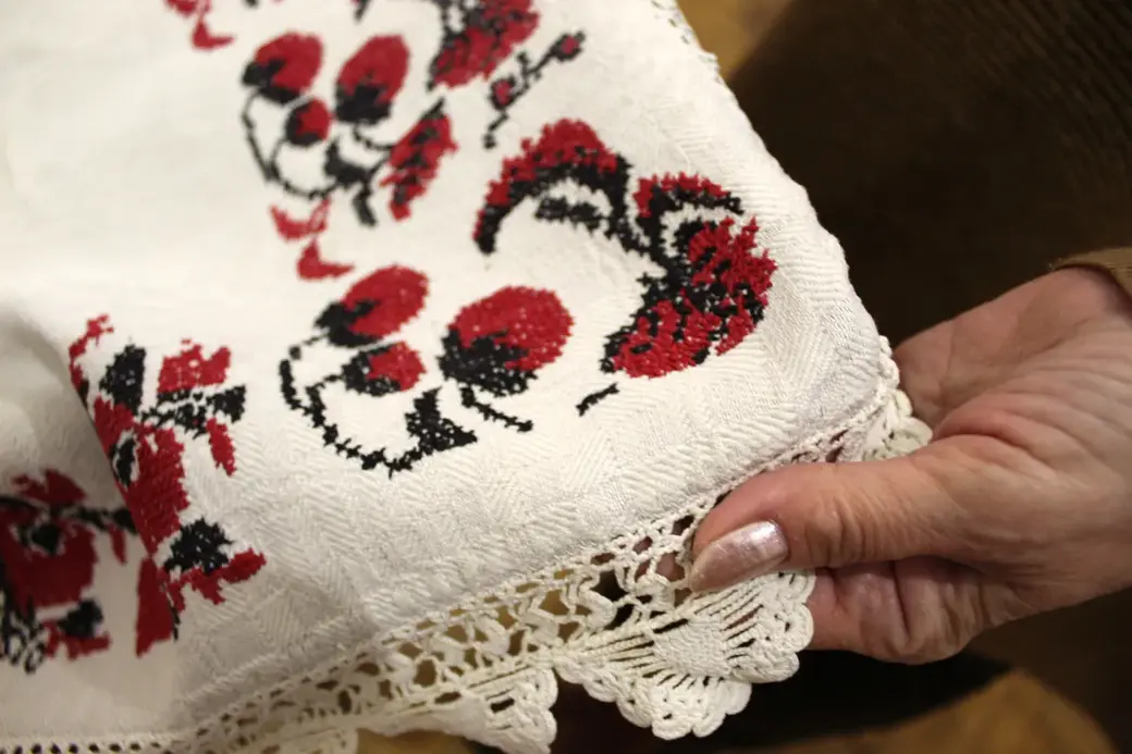 22.04.2022 год. Могилев. Этнографический музей. Выставка скатертей.