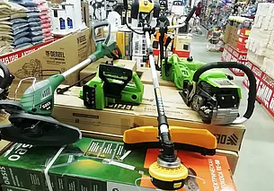 Что почем? Готовимся к дачному сезону, покупаем триммер и газонокосилку