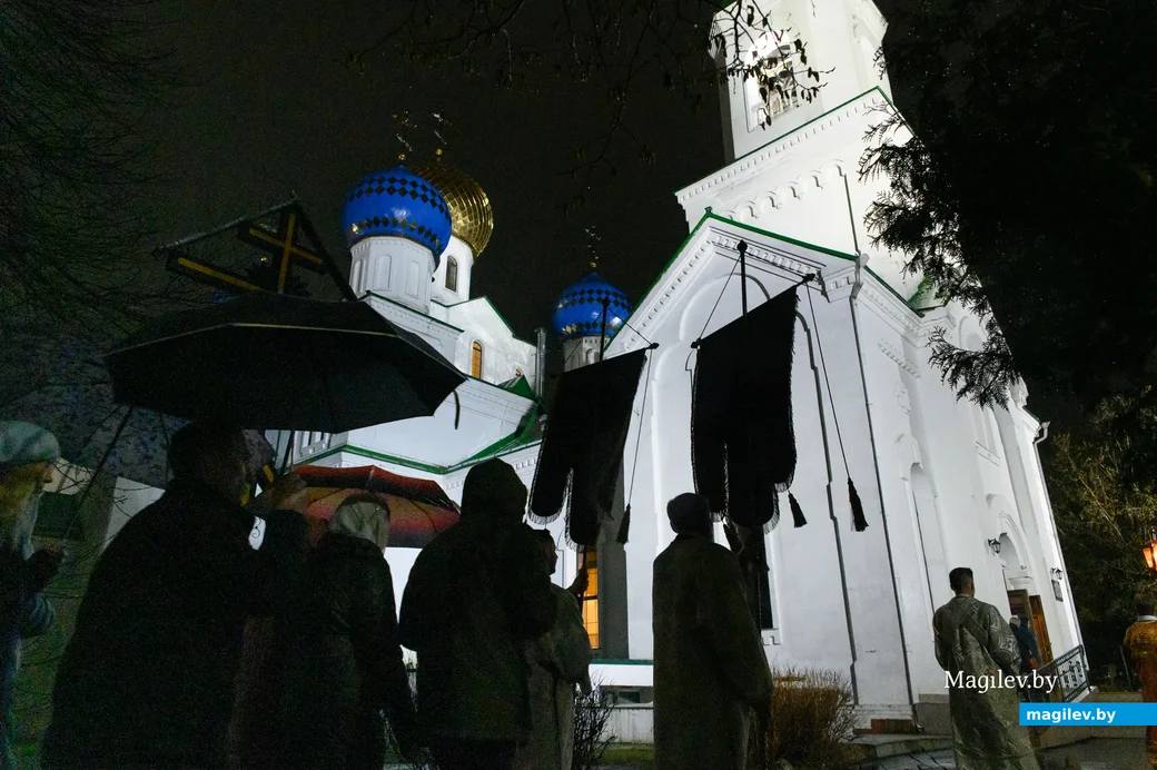 24.04.2022. Бобруйск. Пасхальная заутреня и Божественная литургия в кафедральном