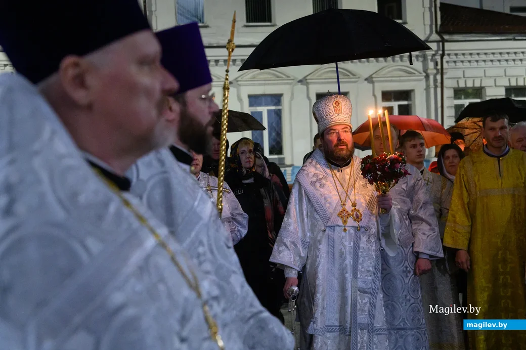 24.04.2022. Бобруйск. Пасхальная заутреня и Божественная литургия в кафедральном