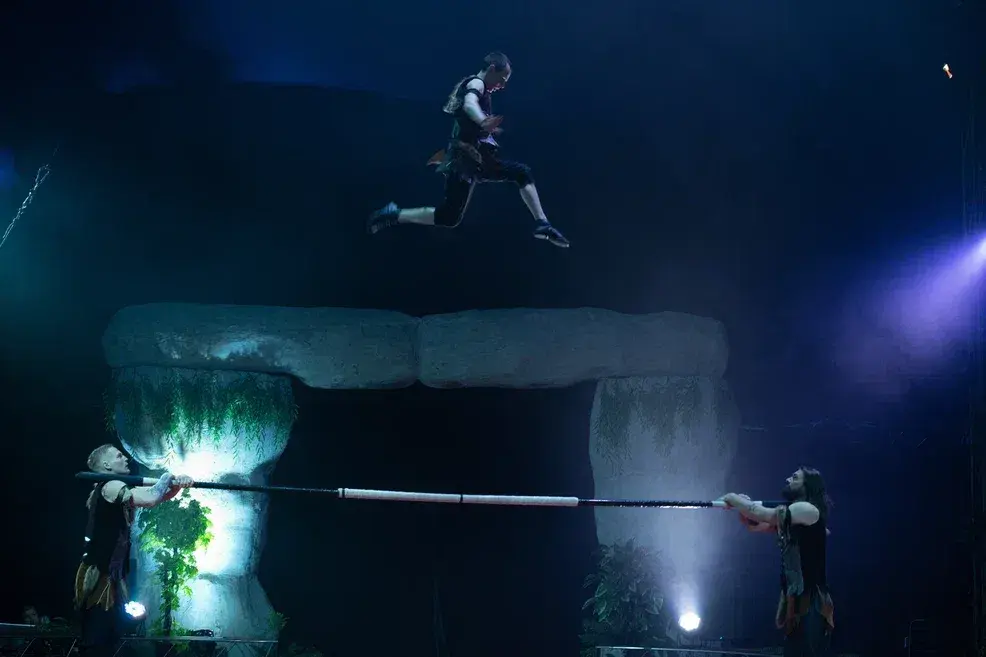 24.04.2022 г. Артисты цирка-шапито Sirius дают представление в Могилеве