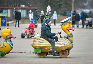 В Могилеве 1 мая дети смогут бесплатно покататься в парке аттракционов