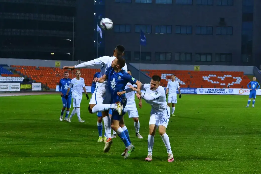 ФК Днепр - ФК Минск - 0:2. Могилев. 23.04.2022. Фото: Леонид Кондратов