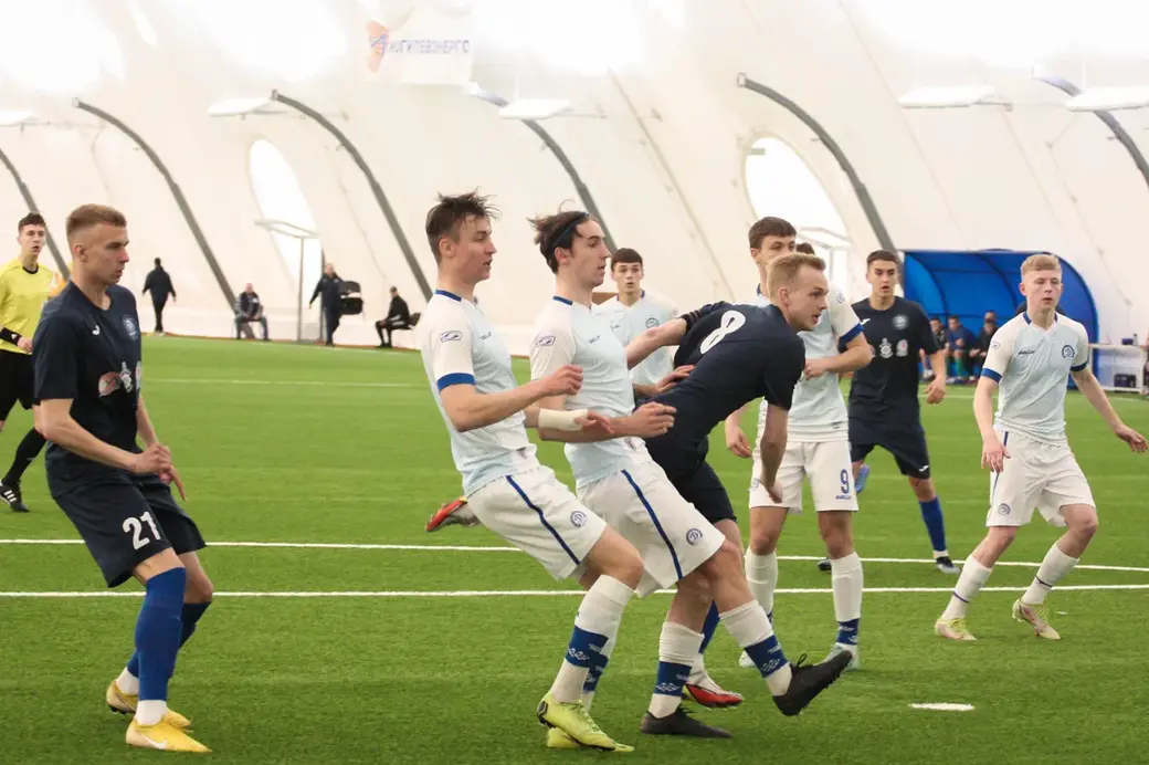 Днепр (дублирующий состав) - минское Динамо (дублеры) - 2:2. Могилевский манеж. Фото: пресс-служба Днепра