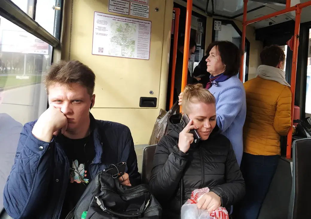 Общественный транспорт Могилева. 27 апреля 2022 года.