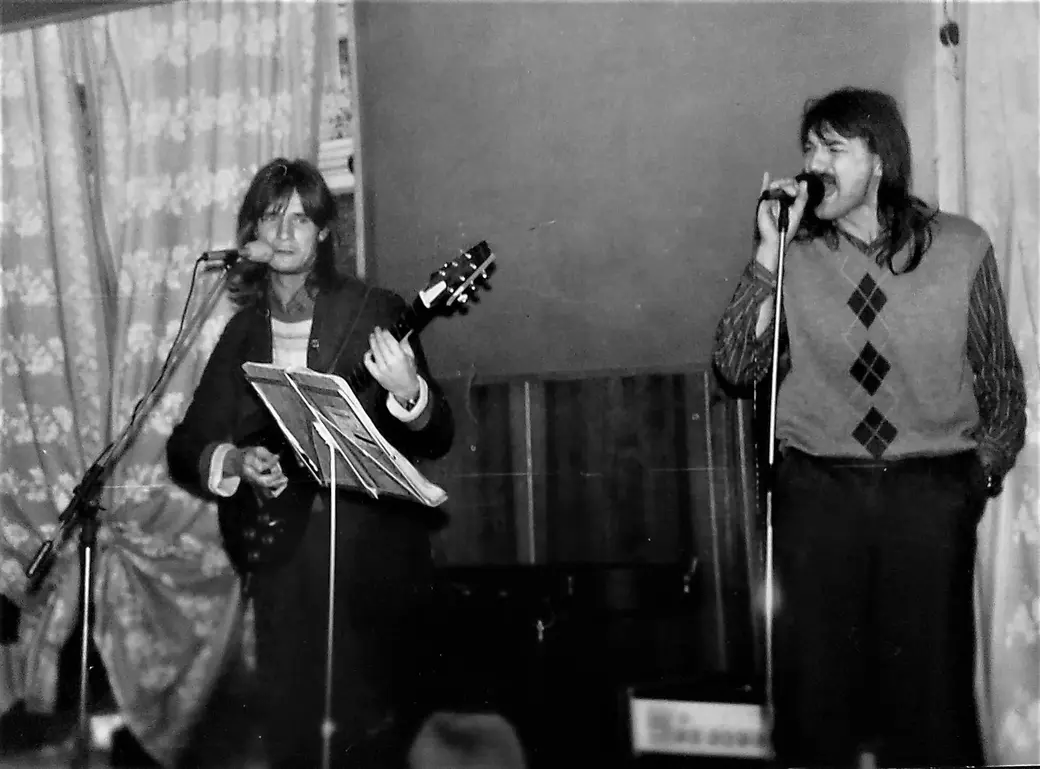 Игорь Беляев и Володя Морозов. Могилев, 1980-егоды.