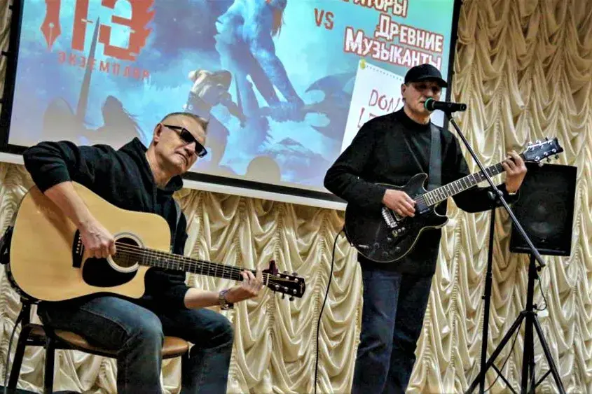 Игорь Беляев и Володя Морозов. Могилев, 2018 год.