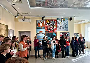 Живописная мелодия дружеских отношений. В Могилеве открылась новая выставка