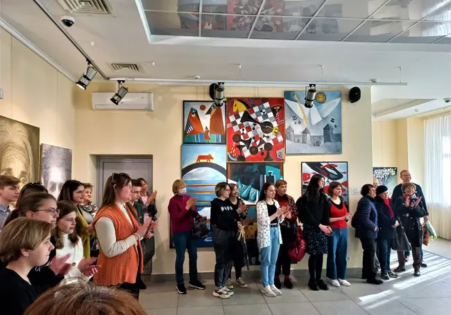 Живописная мелодия дружеских отношений. В Могилеве открылась новая выставка