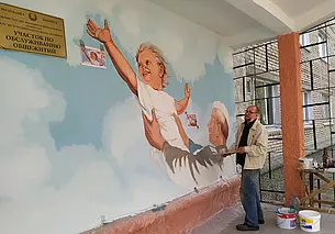 Серию настенных панно к 9 мая создают в Могилеве