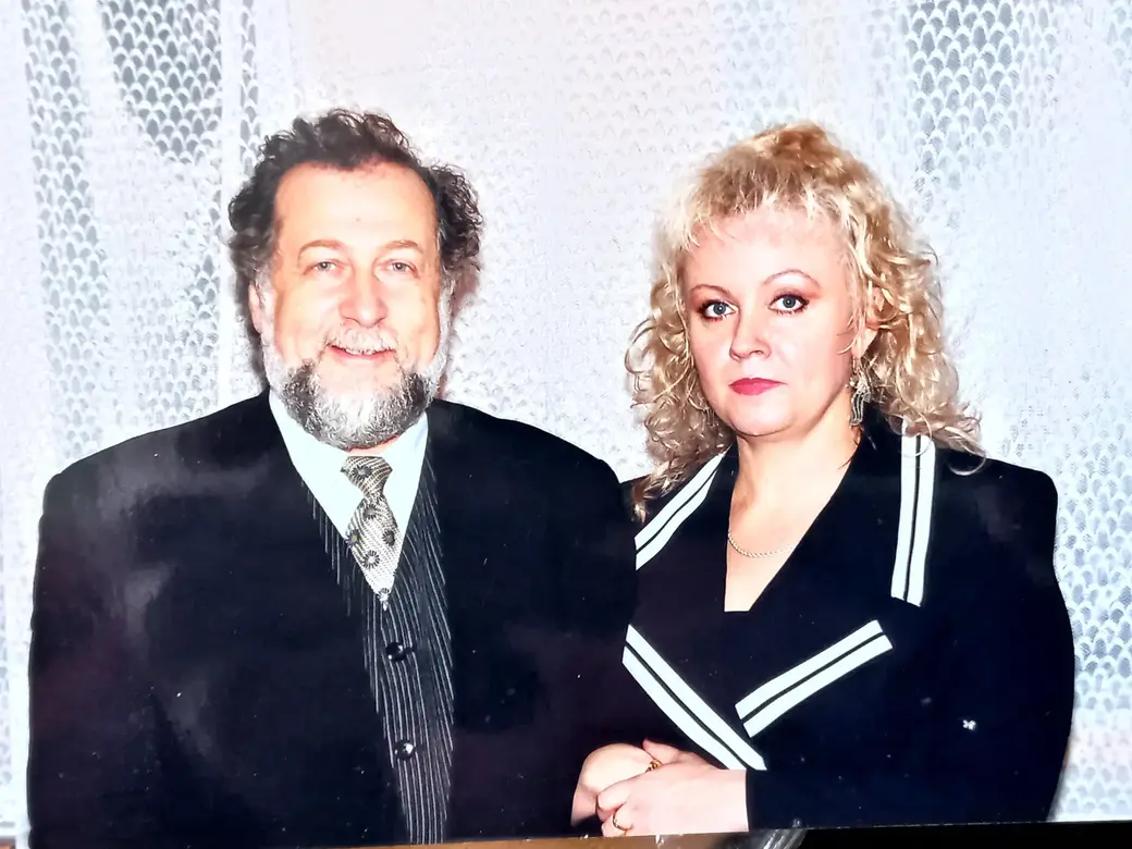 Композитор Владимир Браиловский и певица Анне Вески.