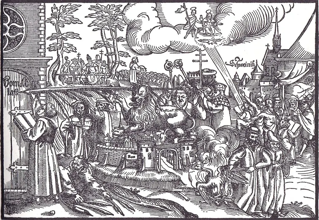 Неперыядычнае выданне. Медзярыт 17 стагоддзя. Ілюстрацыя з бібліятэкі Мічыганскана тэхналагічнага ўніверсітэта