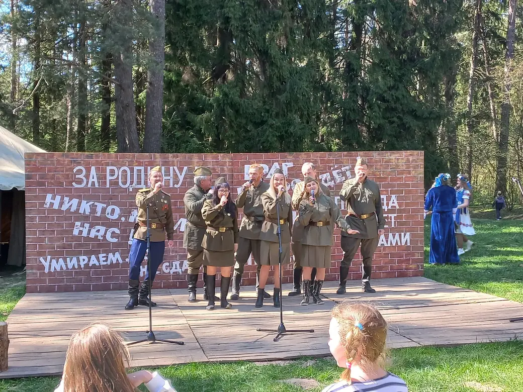 Могилев, Печерский лесопарк, 9 мая 2022 года.