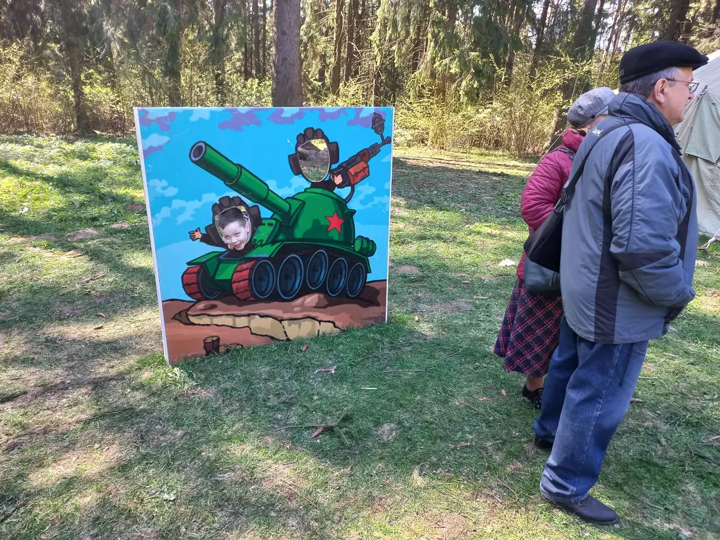 Могилев, Печерский лесопарк, 9 мая 2022 года.