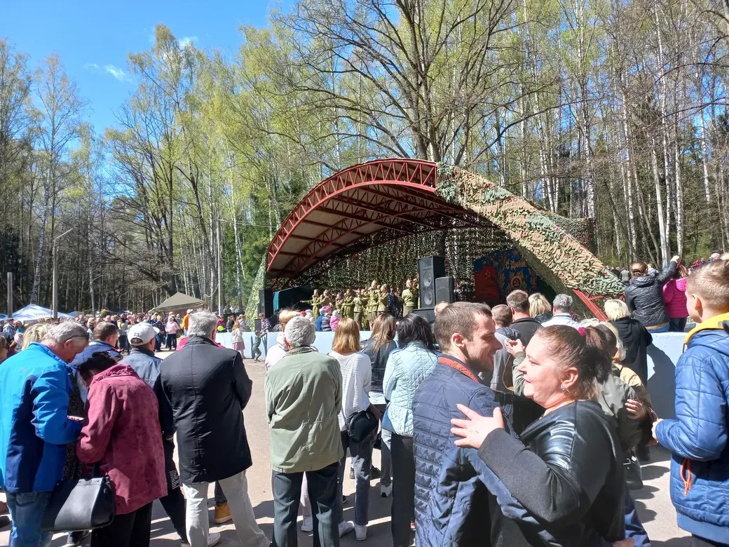 Могилев, Печерский лесопарк, 9 мая 2022 года.