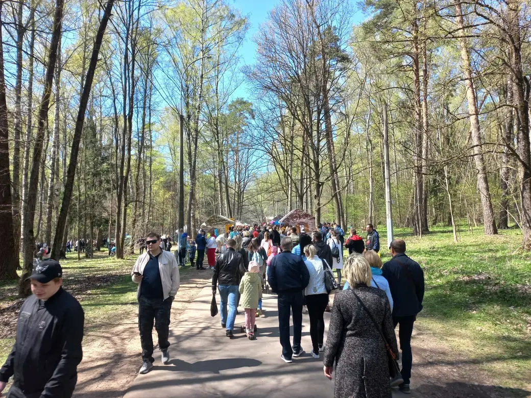 Могилев, Печерский лесопарк, 9 мая 2022 года.