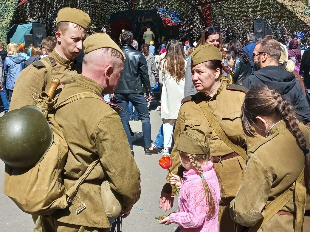 Могилев, Печерский лесопарк, 9 мая 2022 года.