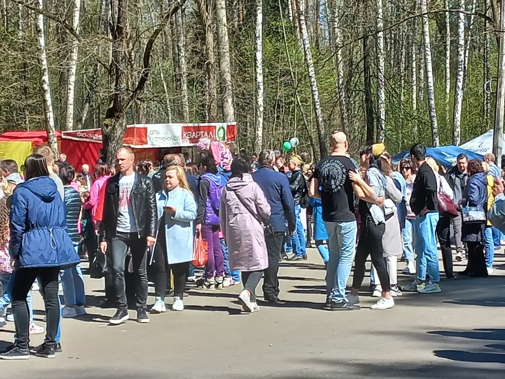 Могилев, Печерский лесопарк, 9 мая 2022 года.